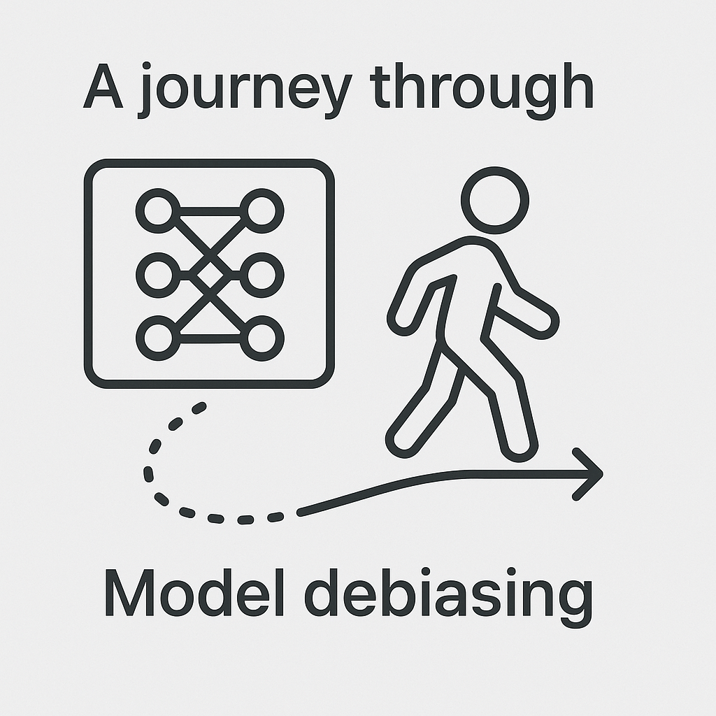 A Journey Through Model Debiasing logo